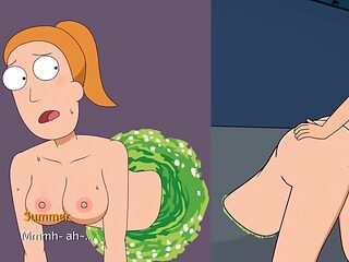 Rick and Morty - a Way Back Home - Sex Scene Only - Part 31 Summer #7 by Loveskysanx