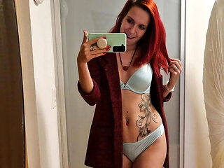 Redhead Wife Can't Resist Her Horny Neighbor's Cum