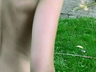 Blonde Slut Didn't Have Sex for 4 Weeks!!