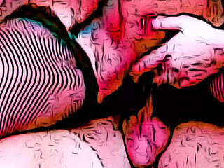 Porn-Art n.3 - Pop Art Orgy at home (AI-generated)