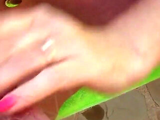 The Pool Cleaner Gets a Blow on My Hols