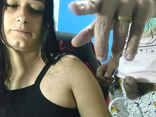 Hot Wife Welcomes Her Pc Technician Neighbor in a Very Provocative Outfit and Lets Him Fuck Her up the Ass!