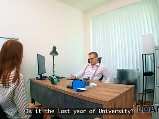 LOAN4K. Sweet babe does splits while fucking ft. Olivia Westsun  Stanley Johnson: Blowjob, Doggy  Hardcore Porn