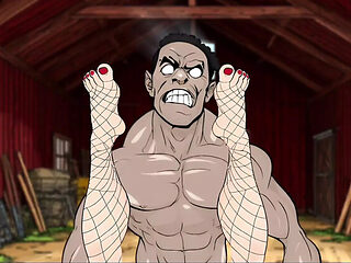 Dirty Barn Fuck: Cheating Housewife Gets Blacked While Cuckold Husband Cooks BBQ - Cartoon Parody