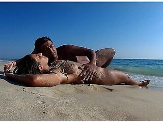 Just Playing Naked At A Deserted Beach