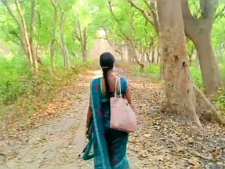 Desi Village Bhabhi RadhaDevi Hardcore Fuck in Jungle - Indian Aunty Sex