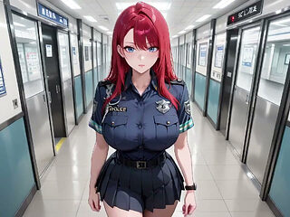 Office Uniform Too Tight, Elevator Door Squeezes Her Waist!