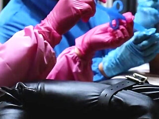 Sadistic Nurses Sounding Tied Up Patient