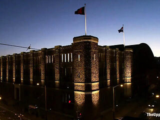 Cherry Torn Rough Blowjob and Whipping - Skinny Brunette Dominated and Stuffed