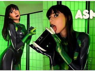 Lunarexx Asmr Shego Licks Your Ears [goth Cosplay]