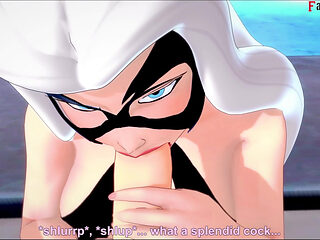 Felicia Hardy (black Cat) Bikini POV Sex - Marvel