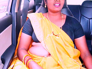 Villege maid car sex Telugu dirty talks.