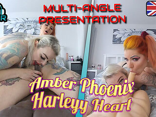 Amber and Harleyy - Foursome (multi-angle)