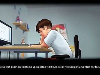 Honeymoon phase in animated japanese teen dating game