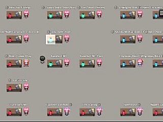 Cosplayer Utane takes on multiple sexy positions in an animated Hentai game.