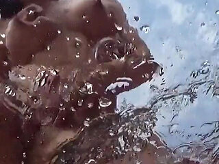 Horny MILF Loves to Pee on the Transparent Glass