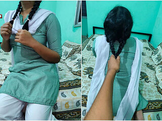 Desi Mili Bhabi Fucks Stepbrother Hard - Tight Pussy Squirts in Doggy Style - Indian Village Sex MMS