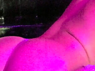 Saraboom - the of Girl with the Biggest, Juiciest Booty You'll Ever See, Gets Horny in the Jacuzzi Before Her Gangbang