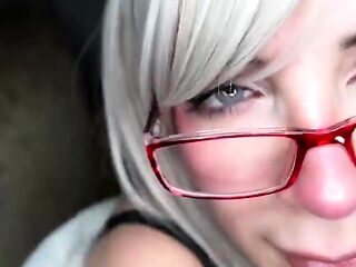 Nerd damsel turns into a nympho, LilMilk's hottest hook-up