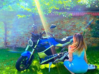 Stellafatales Bike Pussy Tease Orgasm