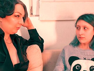 Stepmom Amazon Punishment - Huge Ass Facesitting & Double Dildo Fuck After Car Scratch