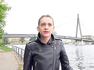 Anal For Petite 18yr Young Cheating Girl At Street Casting - Small Tits