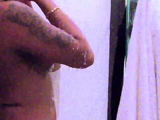 Taking a Shower and Teasing the Bastard Who Is Recording