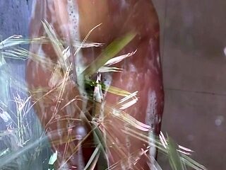 Amateur striptease and Solo masturbation