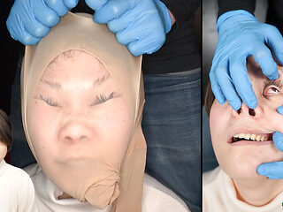 Akane Kamio Lets Her Face Be Manipulated Like Modeling Clay