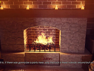 My Pleasure 28 - Julian's Halloween Fun with Julia & Daphne in Haunted House