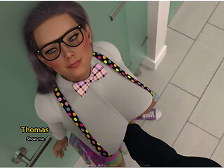 Grandma's House - Gameplay - Roleplay - Teen Masturbated in Front of Couple in Public Restroom