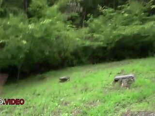 Outdoor JAV seduction with Mikuru Shiina.