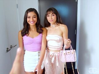 Emily and Judy's natural tits movie