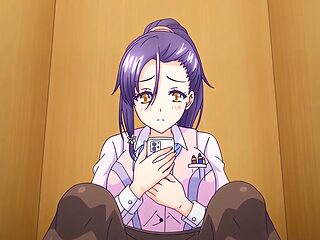 Asian babe Nexcze11 shows off her big boobs in hentai style