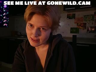 Light-haired Taunts Hooters in Kitchen