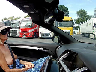Titty Tuesday Blindfold Truck Stop Fun