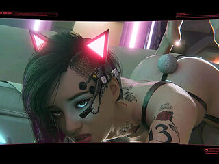 Cyberpunk 2077 Judy Sex Scene - Pyramid Song Sex Scene Porn Game Play