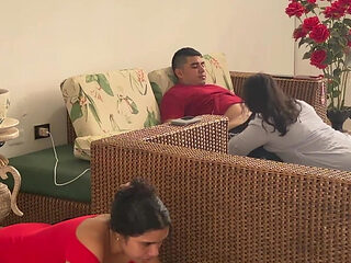 It Was Set up in the Living Room of the House, What a Good Fuck They Got.