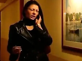 Hot Brunette MILF Ruka Stone Double Stuffed Deep DP Anal Threesome