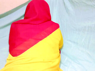 POV Open BO: Beautiful Indonesian Widow Midwife Fingering & Blowjob Hijab Homemade