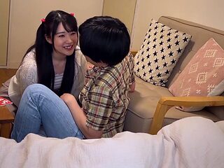 Asian Japanese teen big boobs creampie