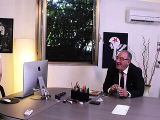 Brunette Maid Threesome DP with Big Cock - Poolside Anal Creampie & Squirting Pussy