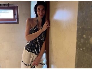 Horny Stepmom Spies On Stepson In Shower And Then Gets Cum On Face