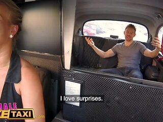 Blowjob and Orgasms in a Taxi