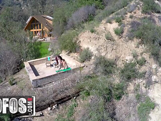 MOFOS - Danica Dillon Gets Her Shaved Pussy Taken In The Open While A Drone Captures It All
